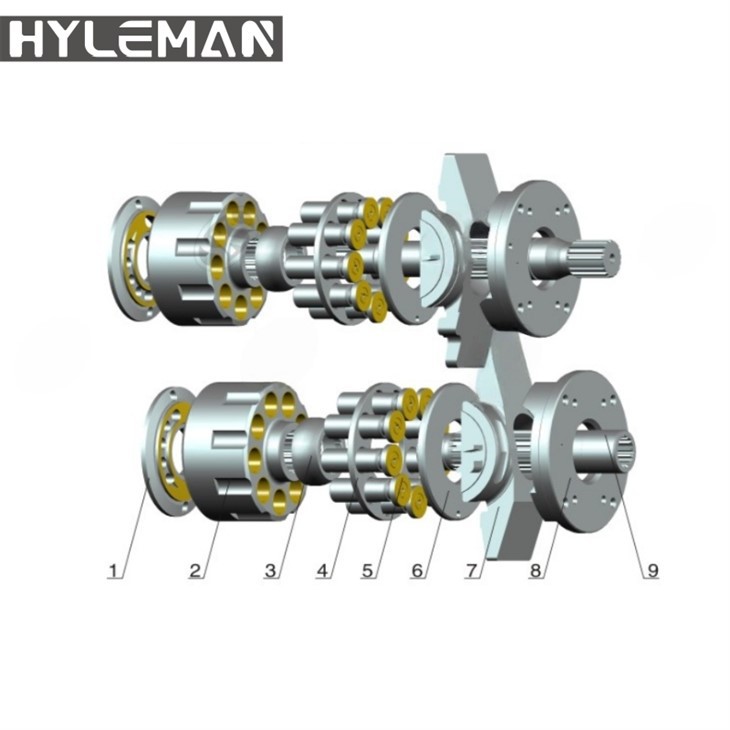 Kit Bagian Perbaikan Pompa Utama Hidrolik Kit