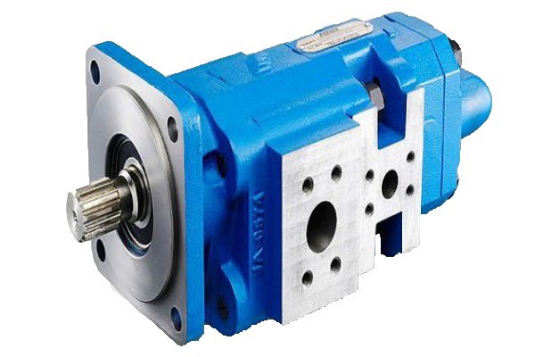 Parker Gear Pump Body External Gear Pump untuk Excavator Machinery Case 580L -257953 A1580SL -257954 A1580SK-D 140801- MG229